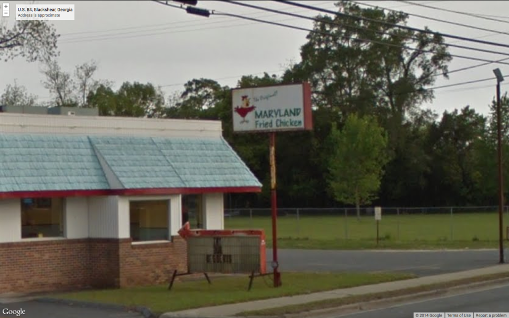 Blackshear, sign closeup