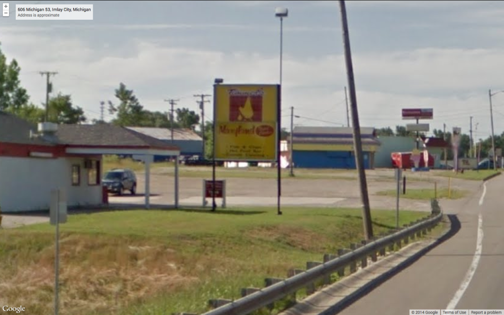 Imlay City, Michigan sign closeup Property, intangible